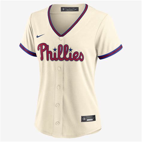 women's philadelphia phillies nike white home replica custom jersey|phillies throwback jersey.